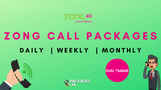 ZONG CALL PACKAGES
