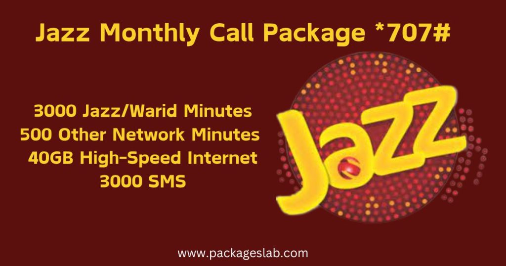 Jazz Monthly Call Package *707#