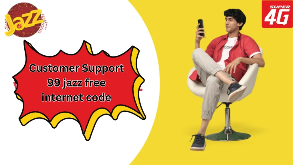 Customer Support 99 jazz free internet code