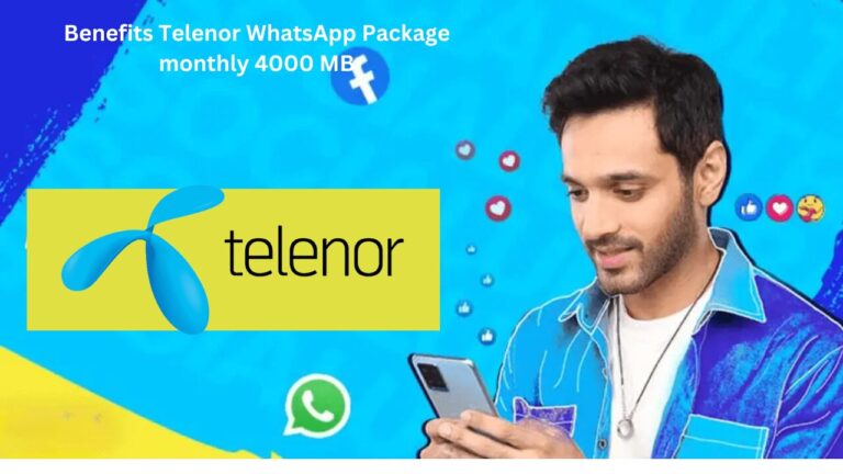 Telenor WhatsApp Package monthly 4000 MB