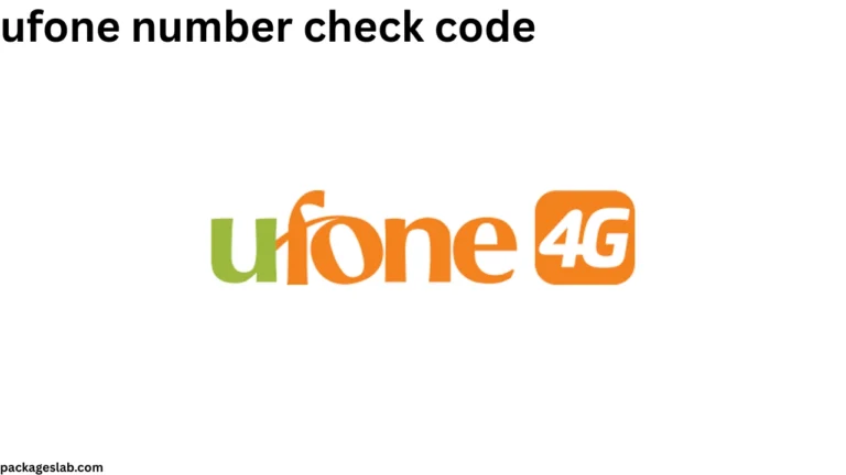 ufone number check code