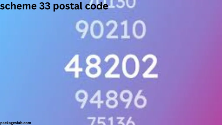 scheme 33 postal code