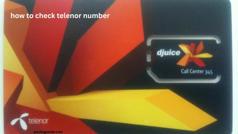 how to check telenor number
