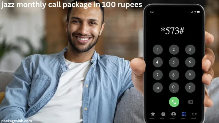 jazz monthly call package in 100 rupees