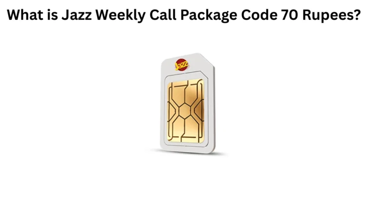 What is Jazz Weekly Call Package Code 70 Rupees