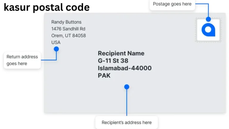 kasur postal code