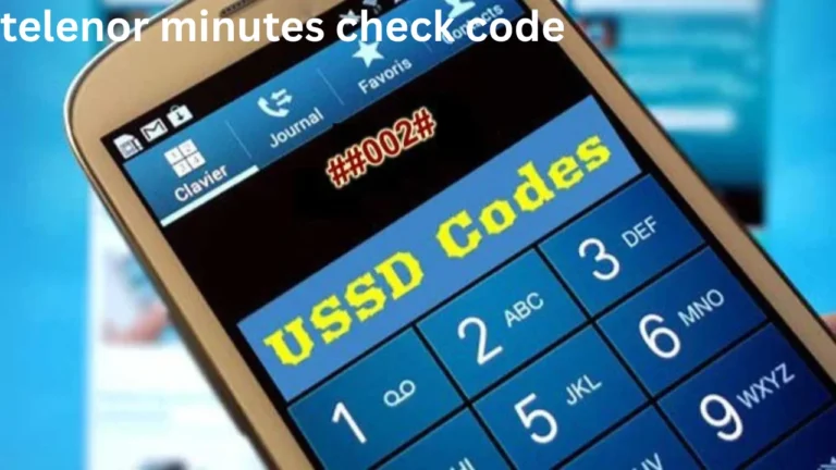 telenor minutes check code