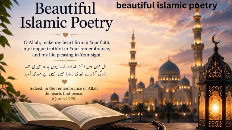 beautiful islamic poetry