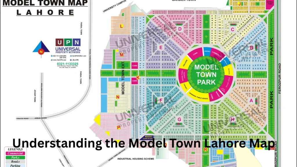Understanding the Model Town Lahore Map