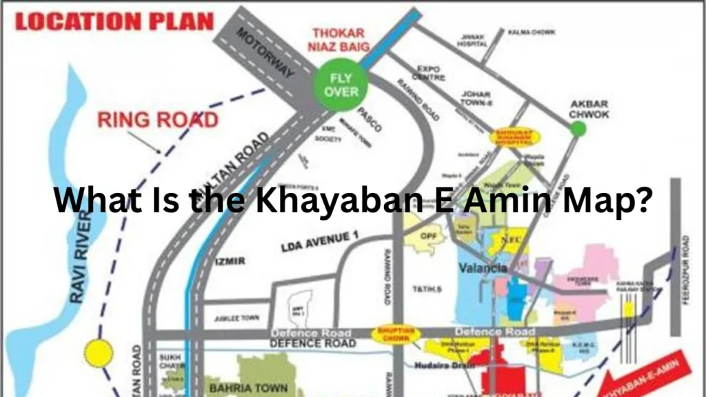 What Is the Khayaban E Amin Map