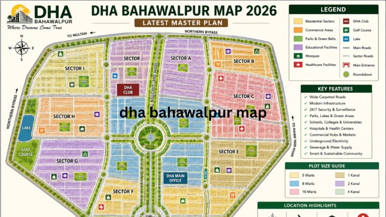 dha bahawalpur map