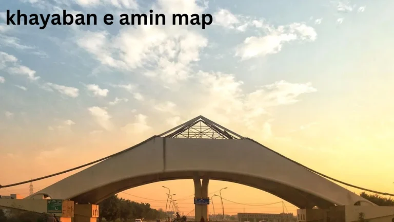 khayaban e amin map