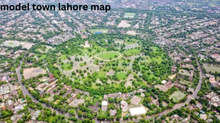 model town lahore map